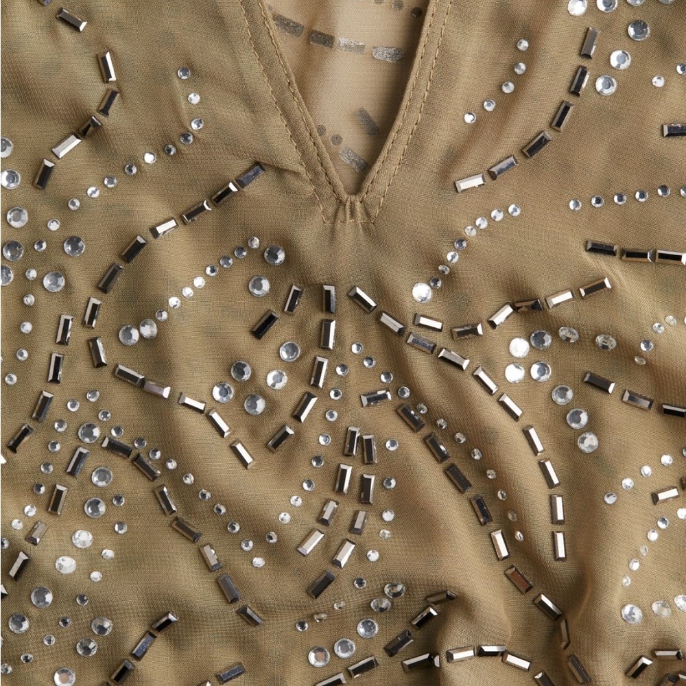 H&M Rhinestone- Embellished Blouse - Picture 3 of 5